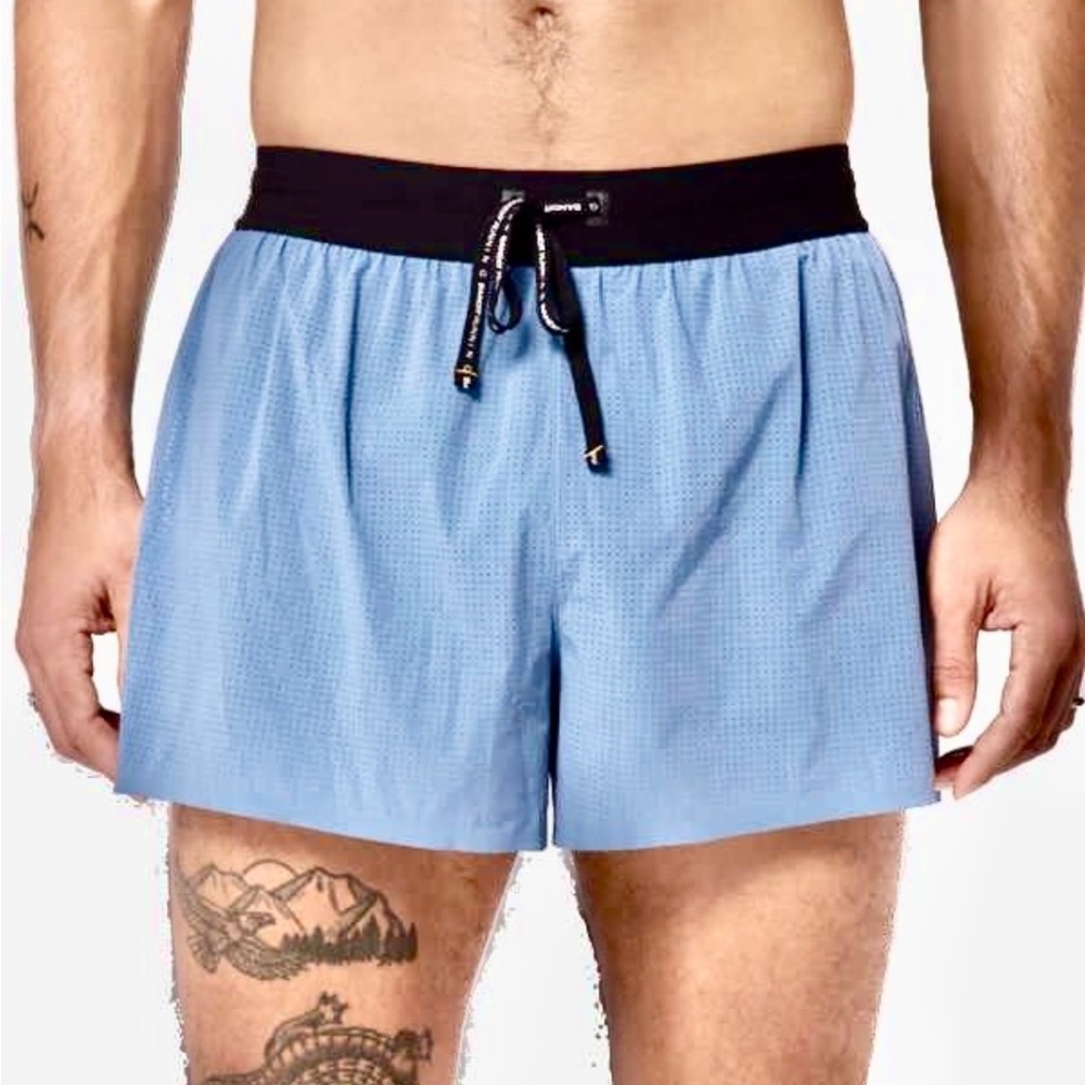 Bandit Vento 3” Splitty Shorts In Blue Workout Activewear Men’s SZ Medium